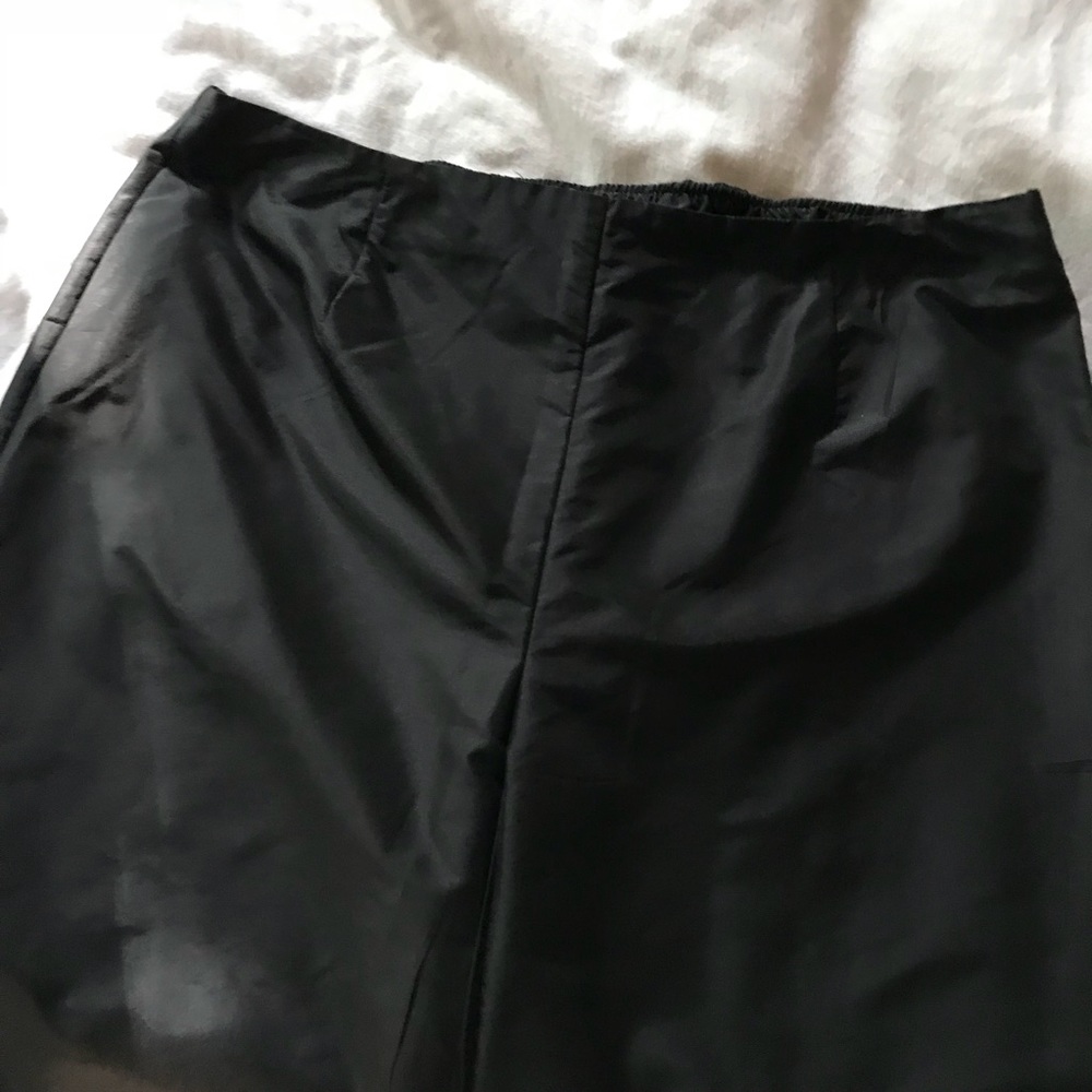Eileen Fisher 100% Silk Pants Black
